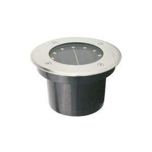 שקוע רצפה סולארי ECO EURO IP67 3W - אור לבן חם