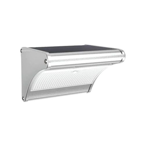 פנס סולארי סולו עם חיישן 3.5W כסוף SEMICOM - אור יום