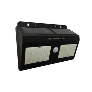 פנס סולארי עם חיישן 4W שחור SEMICOM - אור קר