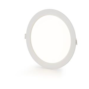 פאנל לד שקוע אינטגרלי עגול 8" 18W אור לבן קר NISKO