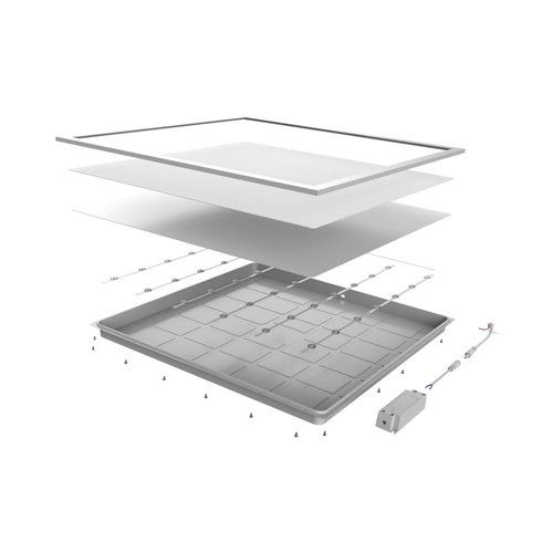 פאנל לד שקוע BL ANTI-GLARE 34W 595X595 אור ניטרלי NISKO