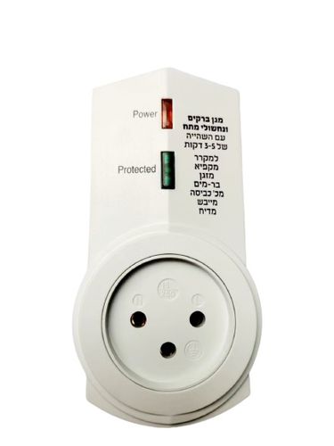 מגן ברקים ונחשולי מתח עם השהייה למכשירי חשמל