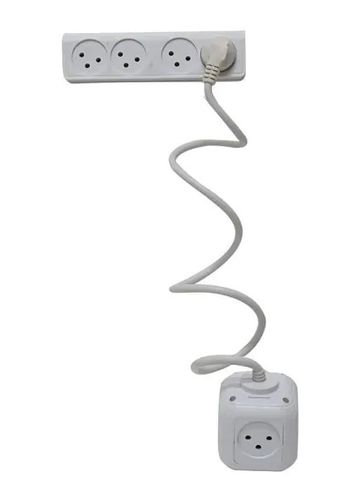 מפצל חשמל רב שקע קוביה 4 שקעים וחיבור USB + TYPE C
