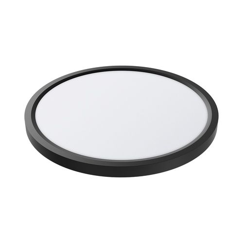 גוף תאורה לד עגול צמוד קיר / תקרה BRAYTRON 75W CCT - מסגרת שחורה