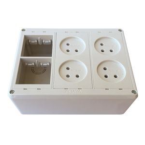 מערכת מודולרית 4 שקעים על הטיח FETAYA