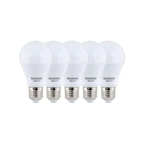 חמש נורות לד SEMICOM E27 12W - אור חם