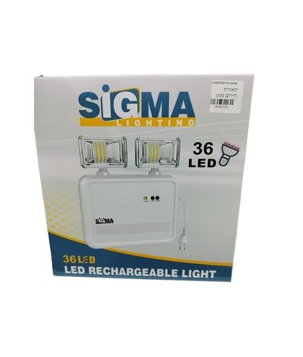 תאורת חירום נטענת מוגנת מים SIGMA 18W