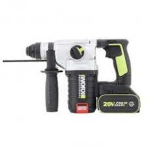פטישון WORX 20V כולל 2 סוללות 4A ומטען מהיר