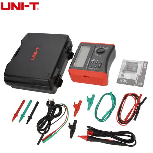 מודד חשמל רב תכליתי - לופ טסטר + מד התנגדות UNI-T 593