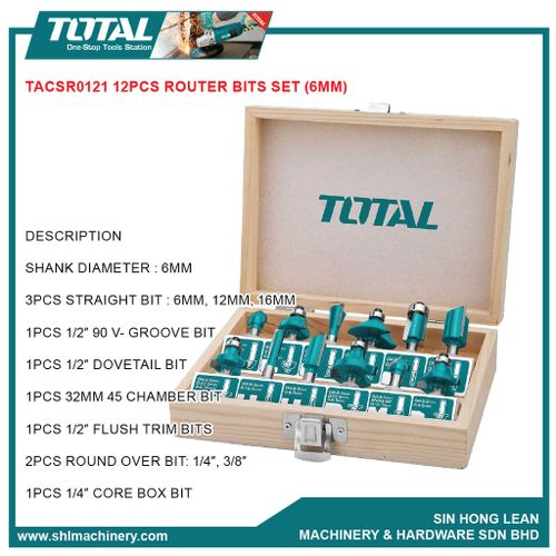 סט 12 להבים לרוטר 6 מ''מ TOTAL