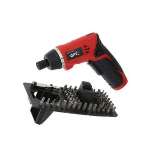 מברגה אימפקט מתקפלת 3.6V עם פנס + 49 ביטים GPT