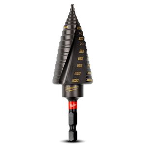 מקדח מדורג 4-30MM למתכת ונירוסטה MILWAUKEE