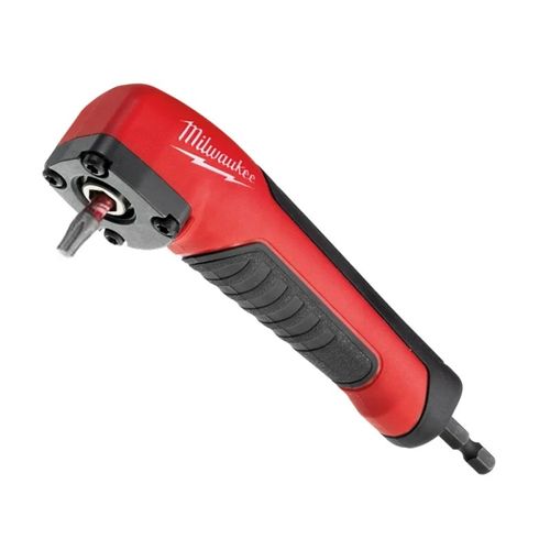 זוויתן 90 מעלות לאימפקט + 10 ביטים MILWAUKEE