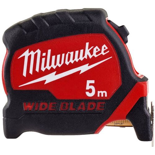 מטר מדידה פרימיום 5 מטר רחב MILWAUKEE