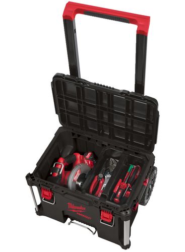 ארגז כלים מסדרת PACKOUT על עגלה MILWAUKEE