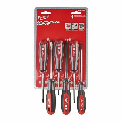 סט של 6 מברגי TRI LOBE איכותיים MILWAUKEE
