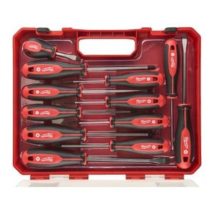 סט של 12 מברגי TRI LOBE איכותיים MILWAUKEE