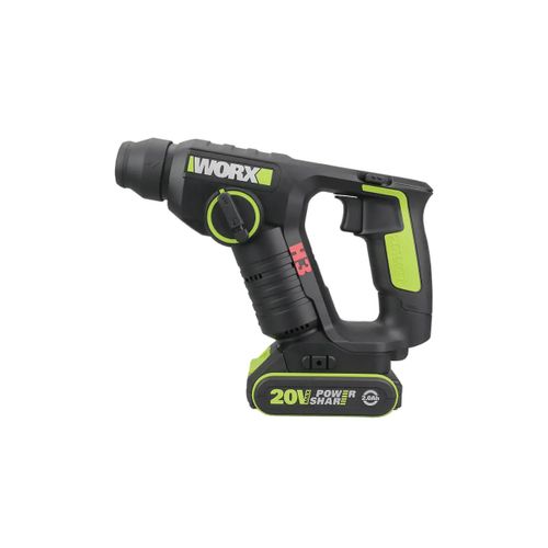 סט פטישון מיני נטען עם סוללה 2A ומטען מהיר WORX PRO