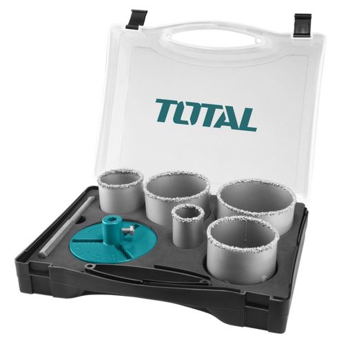 סט מקדחי כוסות יהלום לגרניט מסור קרביד TOTAL