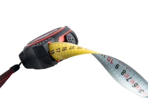 מטר מדידה ללא מגנט כולל גלגלי הנעה 5 מטר B-TECH