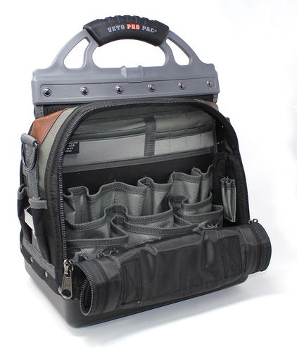 תיק סגור לכלי עבודה 53 תאים + 6 תאים עם רוכסן VETO PRO PAC TECH-LC