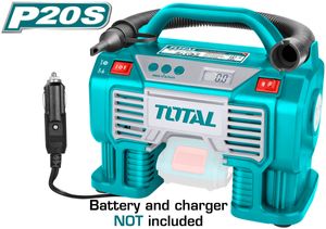גוף מדחס אוויר נטען / חוטי 20V גוף בלבד TOTAL