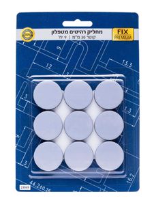 סט של 9 יחידות מחליק רהיטים מטפלון קוטר 30 מ"מ