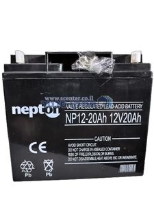 סוללת גיבוי 12V 20A מצבר עופרת