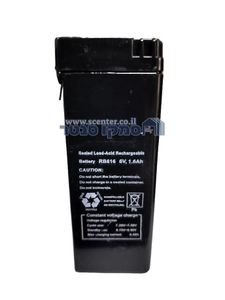 סוללת גיבוי לד 6V 1.6A מצבר