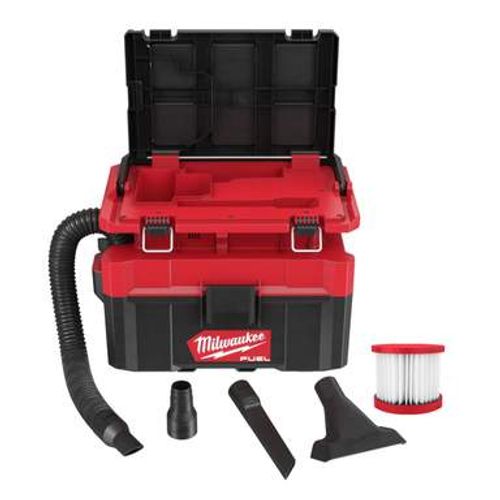 שואב אבק נטען MILWAUKEE 18V לארגזי PACKOUT