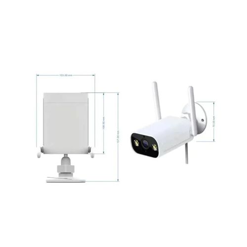 מצלמת אבטחה אלחוטית WIFI 4MP לחוץ Semicom Smart