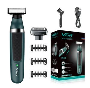 מכונת גילוח נטענת V-393 עם 3 מסרקים VGR