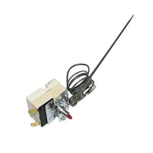 תרמוסטט ביטחון 245°C EGO חד פאזי אורך קפילר 850 מ"מ רגש 3 מ"מ