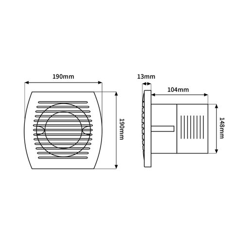 ונטה יניקה LUMITEC 25W ''6