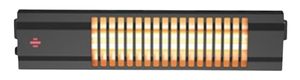 תנור אינפרא מוגן מים שחור קרבון + שלט LUXTEN 2000W