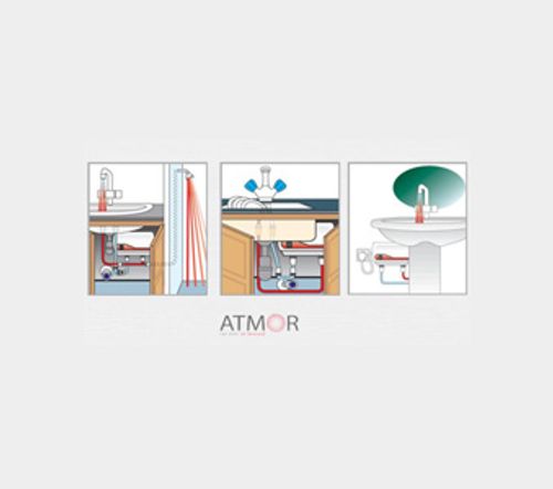 מחמם מים מיידי אטמור למקלחת ולכיור ATMOR LOTUS 203 חד פאזי