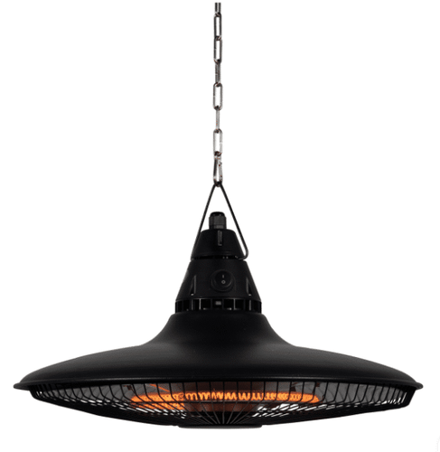 תנור חימום פטריה עם שלט תלוי 1500W קרבון EL-3480 אלקטרו חנן בצבע שחור
