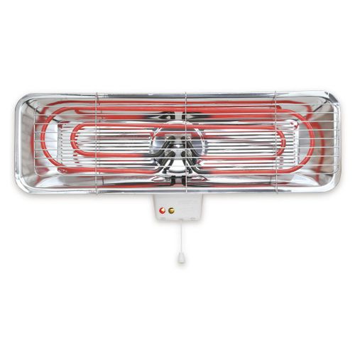 תנור אמבטיה נירוסטה קלאסי לתליה 2200W EL12A אלקטרו חנן - עמידות במים ובטיחות מקסימלית – בחירה חכמה ובטוחה לחדרים רטובים.