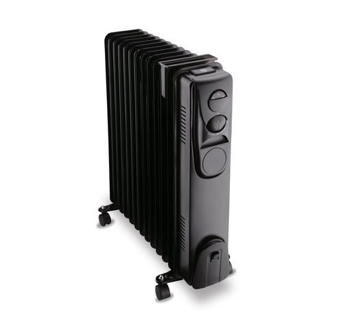 רדיאטור חימום 11 צלעות EL-5011 2500W אלקטרו חנן בצבע שחור