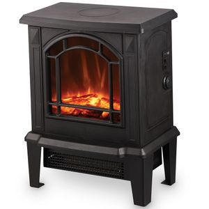 קמין אח חימום חשמלי עם דופן זכוכית EL-4200 1800W אלקטרו חנן