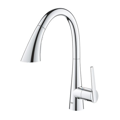 ברז מטבח נשלף מסדרת ZEDRA כרום GROHE