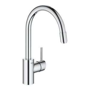 ברז פרח למטבח עם פיה נשלפת GROHE