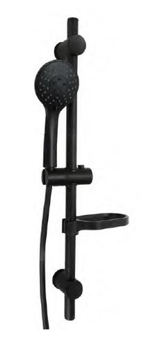 מערכת רחצה תליה למקלחת LUGANO ALENA - בצבע שחור