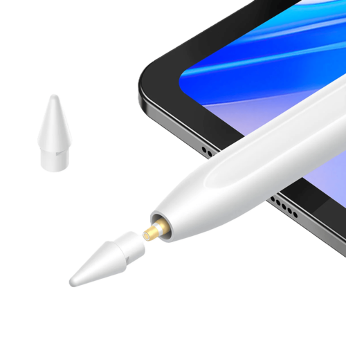 עט סטיילוס לאייפד Baseus Pencil Smooth Writing 2 USB-C, צבע לבן, שנה אחריות יבואן רשמי 