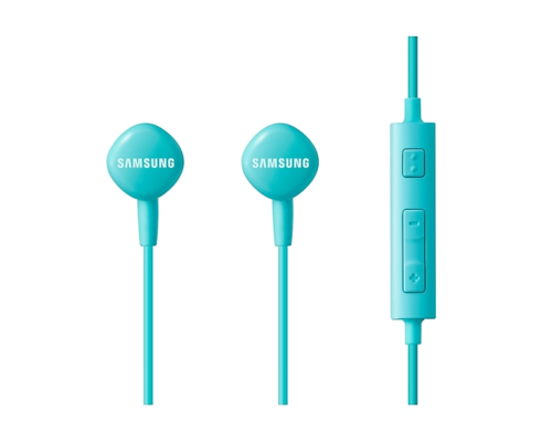 אוזנייות סמסונג עם מיקרופון, צבע תכלת Samsung HS1303 C130392006 Mini-PL-Connector Headphones