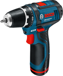 מברגה/ מקדחה קומפקטית BOSCH GSR 10.8-2-LI 2.0AH