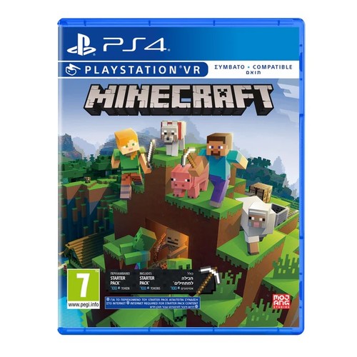 CUSA-17908-R Minecraft Starter Col Refresh PS4 משחק