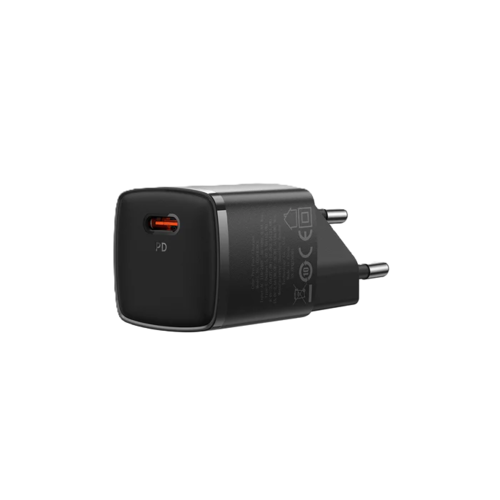 ראש מטען קיר מהיר Baseus Cube Pro Type-C 30W, צבע שחור, שנה אחריות יבואן רשמי 