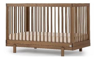 מיטת תינוק דגם רוז 4 ב 1 הופכת גם למיטת מעבר - אגוז