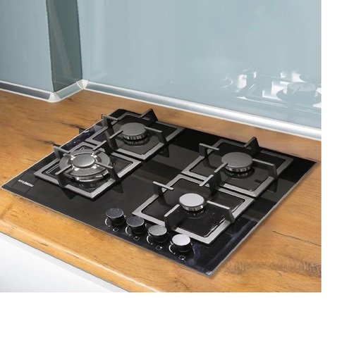 כיריים גז זכוכית 4 להבות